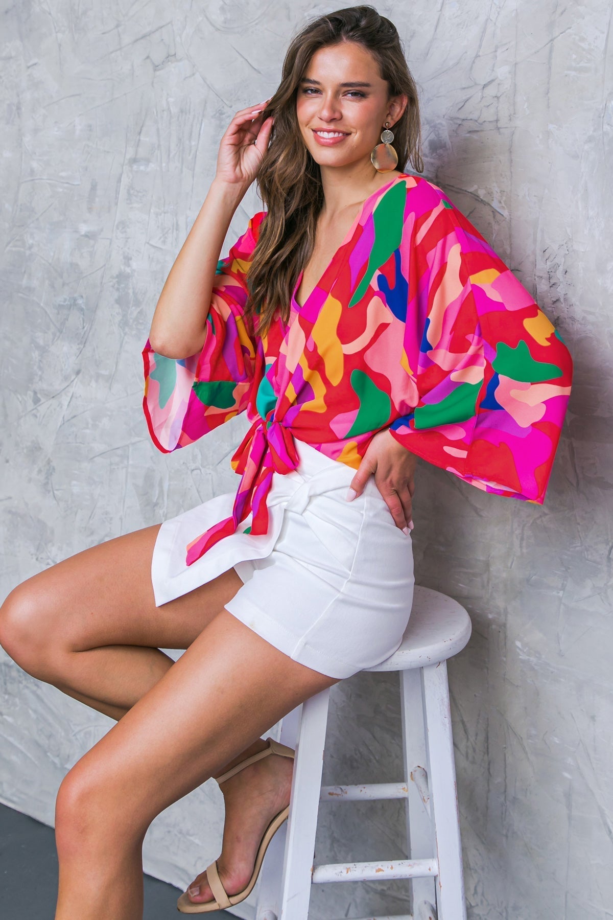 LOVE YOU LIKE WOVEN TOP Flying Tomato